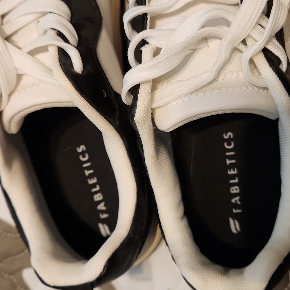 Fabletics Black & White Street Sneaker - Picture 4 of 4